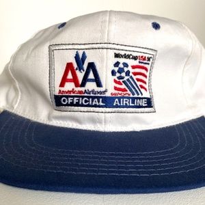 1994 WORLD CUP AMERICAN AIR STRAPBACK PROMO CAP